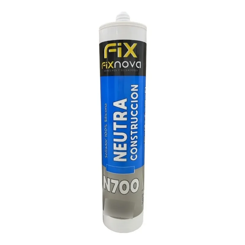 FIXNOVA SELLADORES SILICONAS FIXNOVA N800 NEUTRO 280 ML.  TRANSPARENTE · Cód. 0014280/1