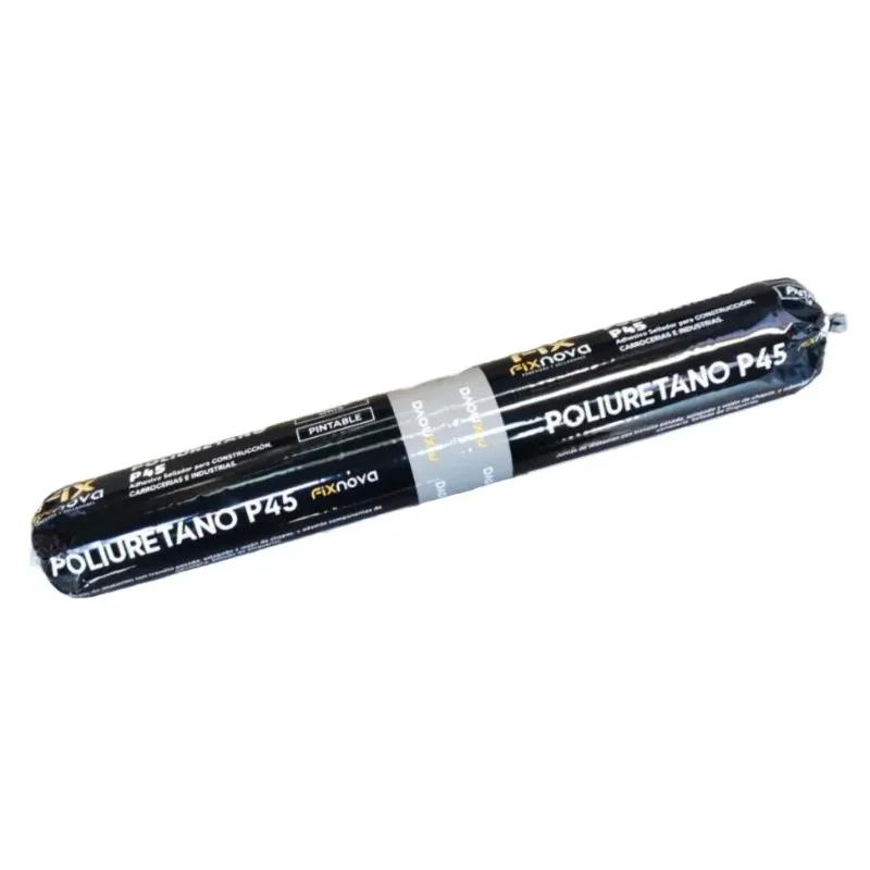 FIXNOVA ADHESIVOS Sellador de Poliuretano Fixnova P45 Gris 600ml Salchicha · Cód. 0051600/5