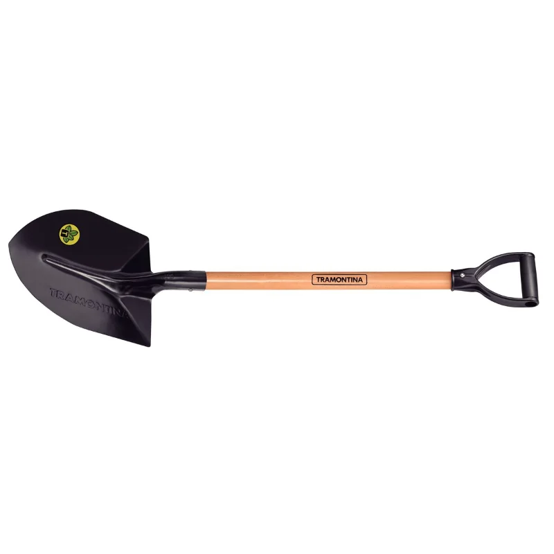 TRAMONTINA MULTI Pala Punta Huevo Tramontina con Mango de Madera 71cm · Cód. 0077459/434