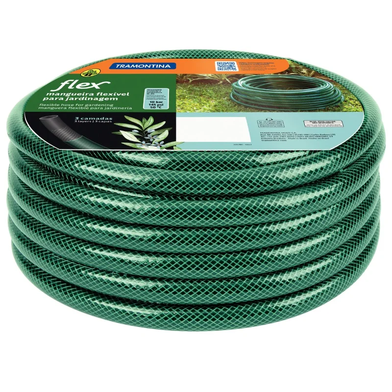 TRAMONTINA MULTI Manguera Flex Tramontina de PVC 3 Capas para Jardín · Cód. 0079170/xxx