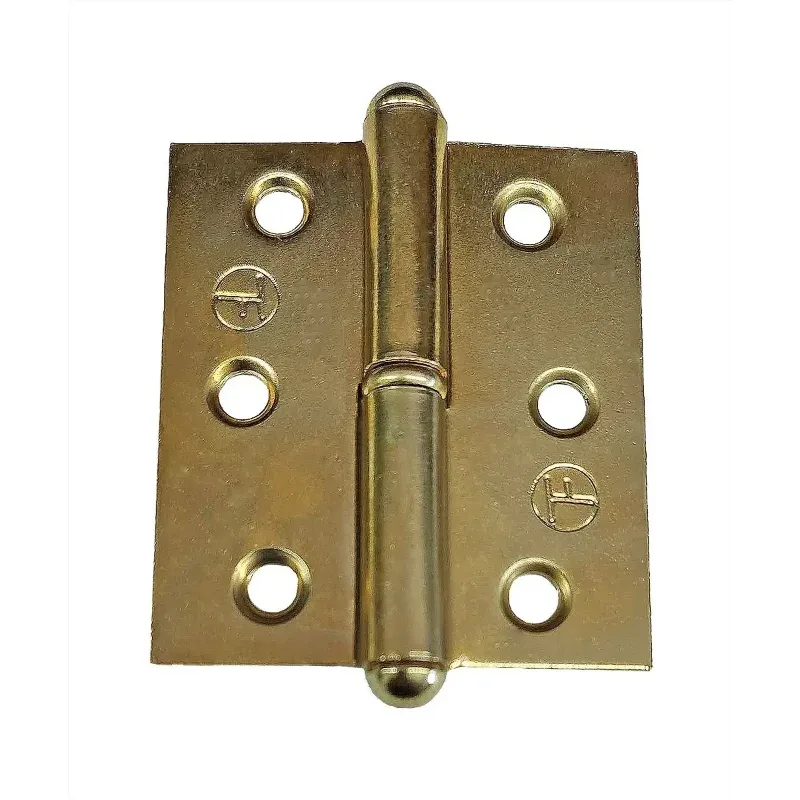 METALURGICA DIEGO Bisagra Ficha 50 mm Zincada Amarilla x 40 Unidades · Cód. 0080/F