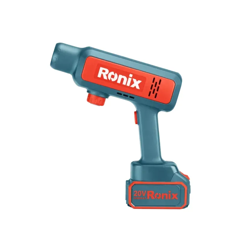 Ronix Hidrolavadora Inalámbrica 20V Ronix 8628 C/Batería y Cargador · Cód. 008628