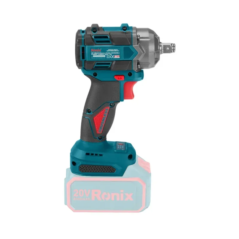 Ronix Llave de Impacto Brushless 1/2" 500 N.m 4Ah Ronix 8673C · Cód. 008673C