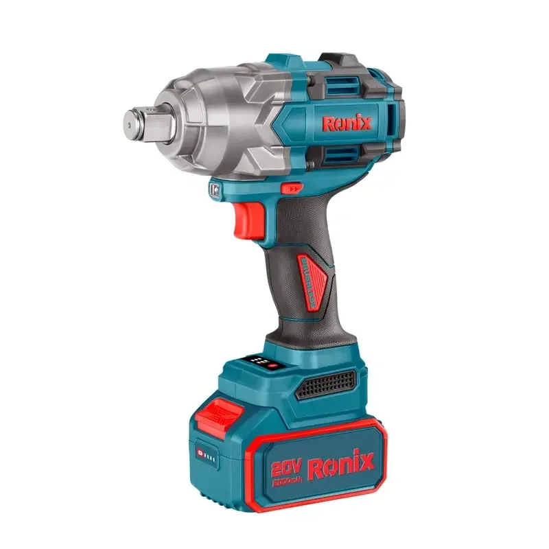 Llave de impacto brushless Ronix 8675 3/4" y 1/2" 1000 N.m con 2 baterías