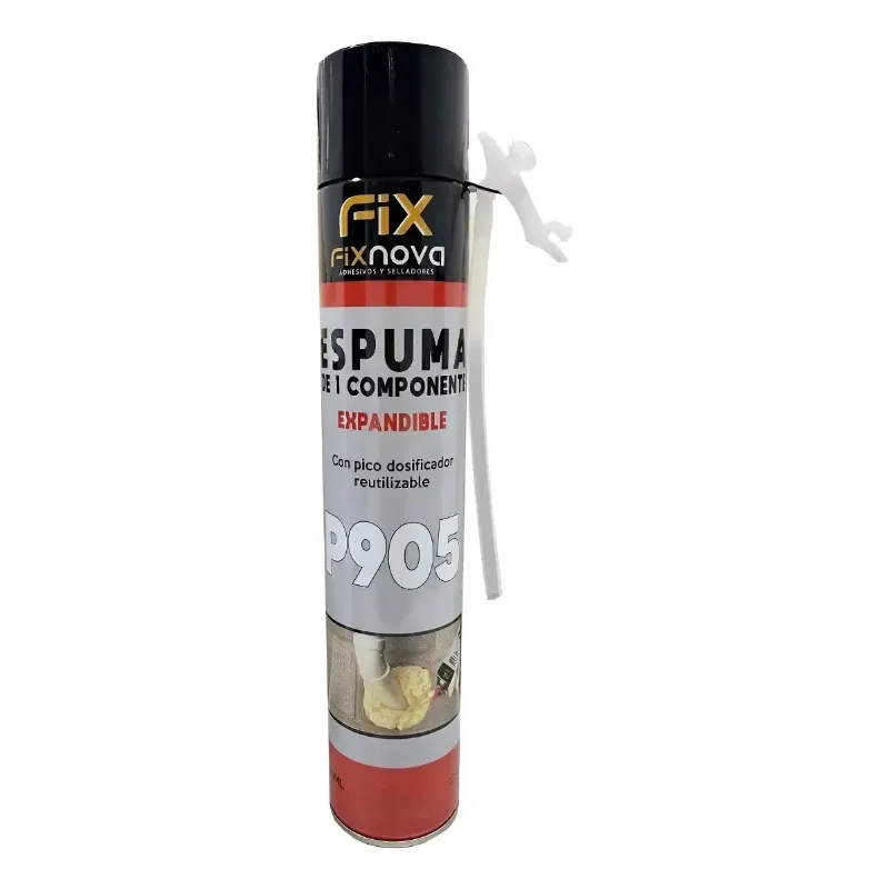 FIXNOVA ADHESIVOS ESPUMA DE POLIURETANO P905 EXPAND 500 ML. (DCTO X 12-24U) · Cód. 0090500/1