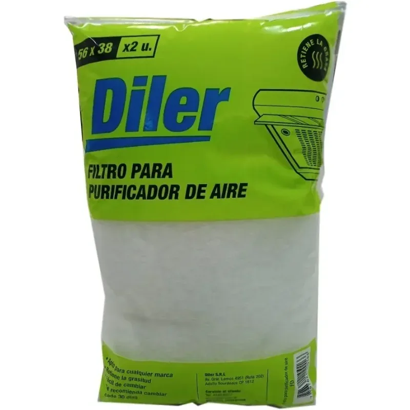 DILER Filtro para Purificador de Aire Diler Tipo Spar · Cód. 00FD