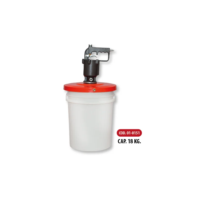 JIT Tapa para Baldes de Grasa de 18kg Neumática JIT · Cód. 00JITBN