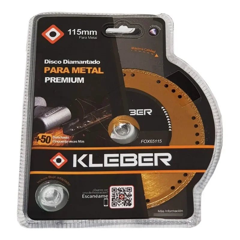 Disco Diamantado para Corte de Metal Kleber · Cód. 00KLEDMXXX