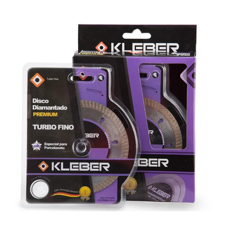 Disco Diamantado Turbo Fino Kleber · Cód. 00KLETBXXX