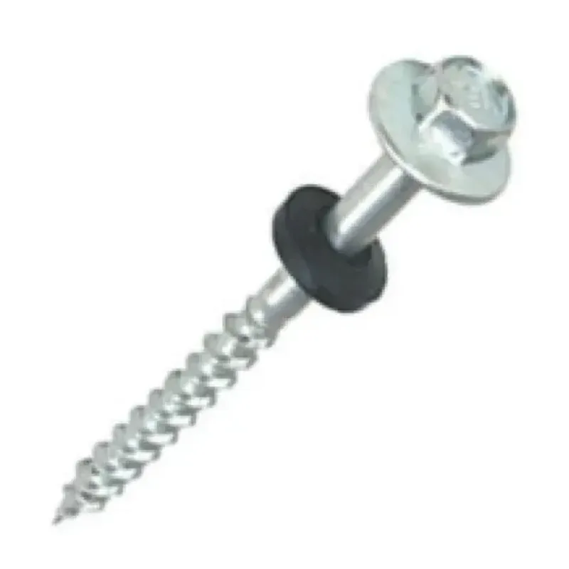 TEL AUTOPERFORANTES Tornillo Hexagonal Punta Aguja para Madera N°12 T2 con Arandela · Cód. 00M12X