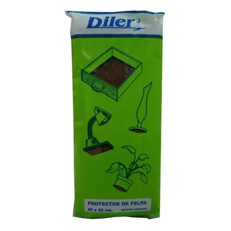 DILER Protector de Felpa Autoadhesivo Diler 45 x 50 cm · Cód. 00PFC