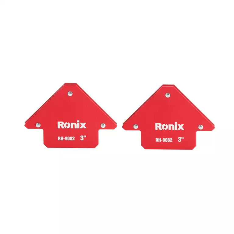 RONIX - Herr. Manuales SET DE 6 ESCUADRAS MAGNETICAS RONIX RH-9082 · Cód. 00SEM006