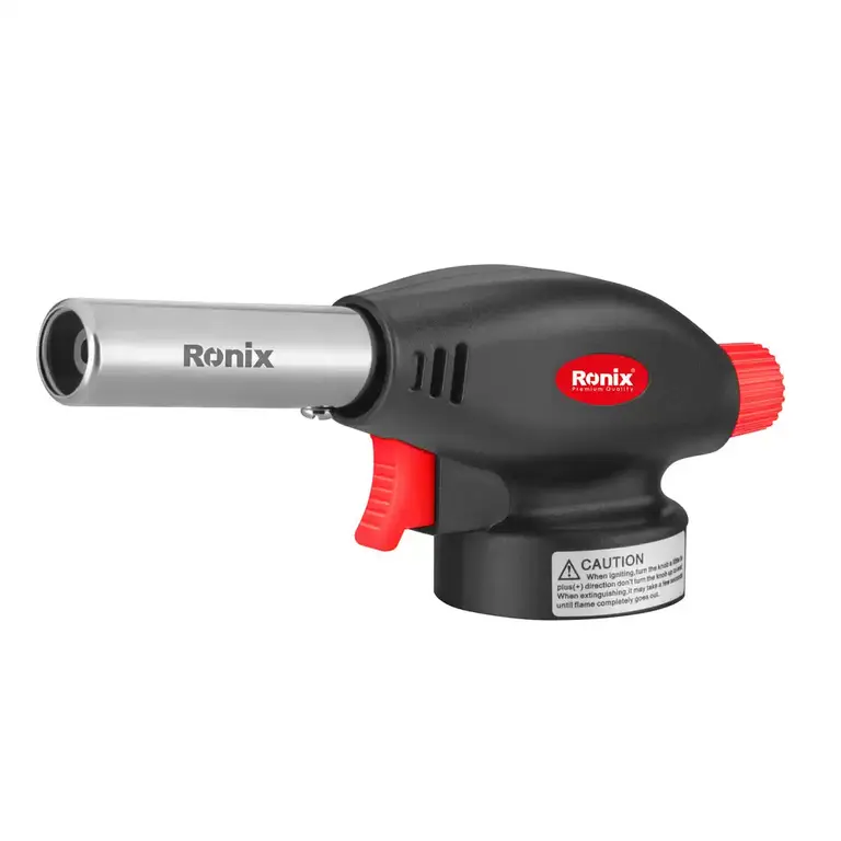 Soplete para gas butano c/ encendido piezoeléctrico Ronix RH-4571
