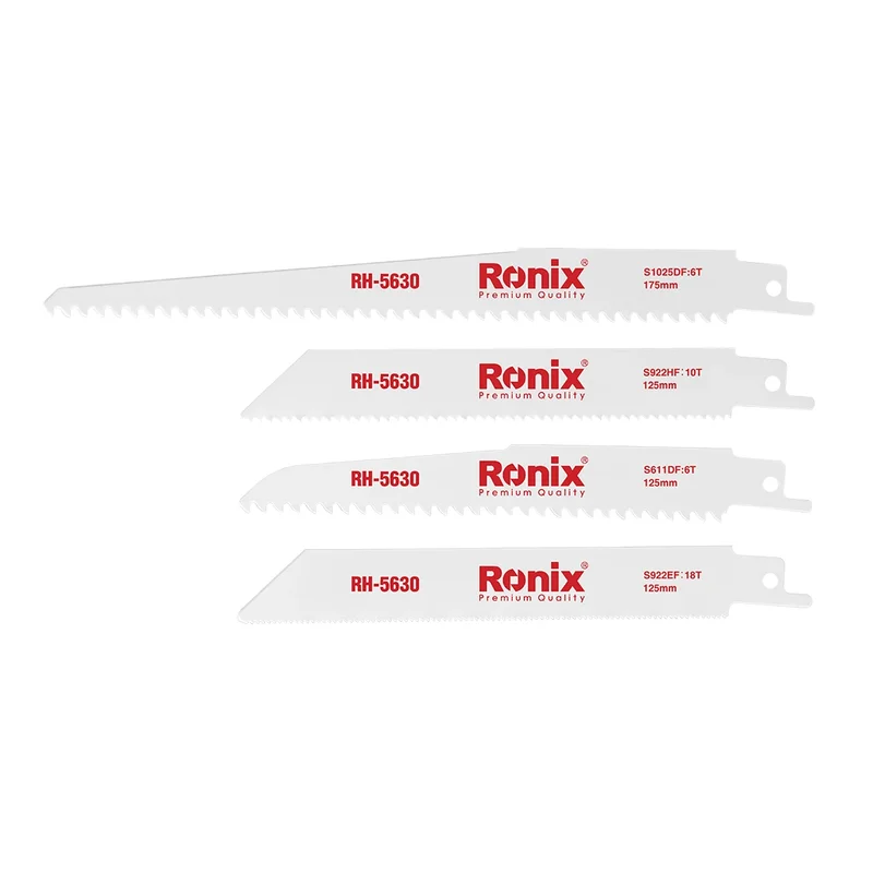 Set de 4 hojas de sierra sable Ronix RH-5630