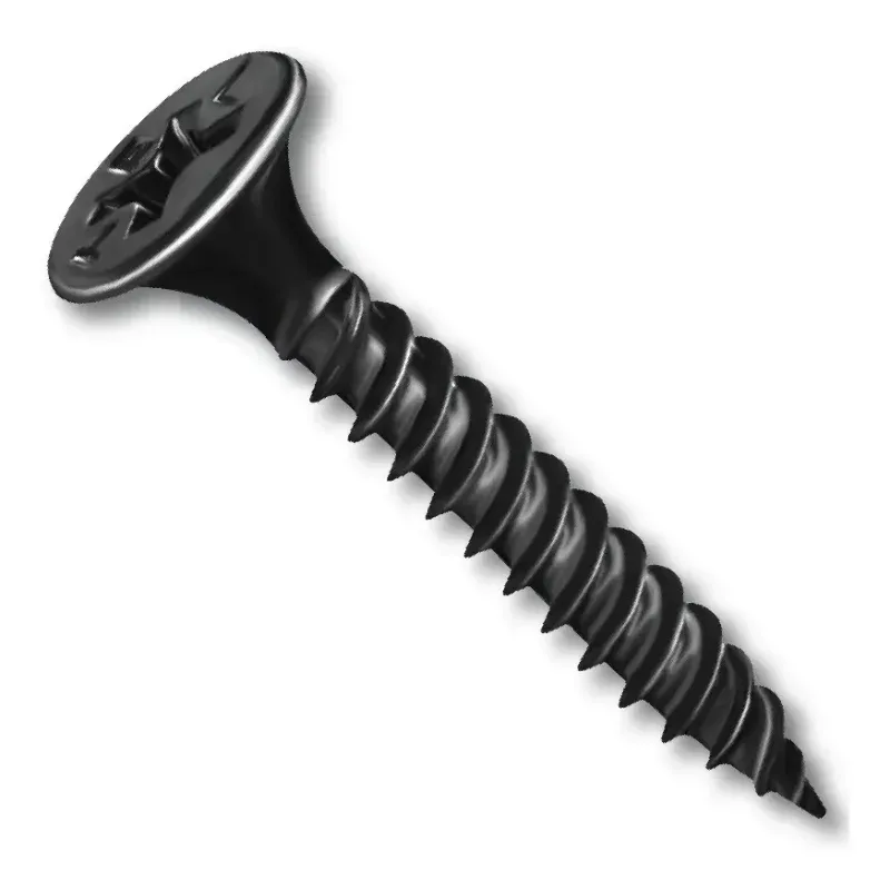 TEL AUTOPERFORANTES Tornillo Autoperforante Drywall Fresado Punta Aguja Fosfatizado Negro · Cód. 00TDX