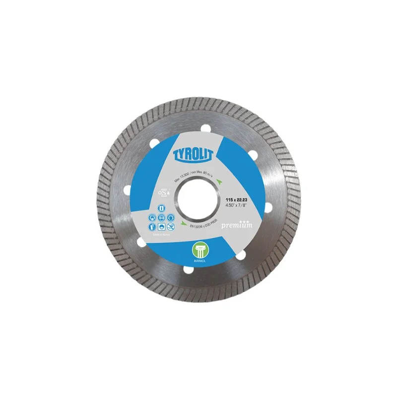 Disco Diamantado Tyrolit Premium para Mármol · Cód. 00TMPXXX