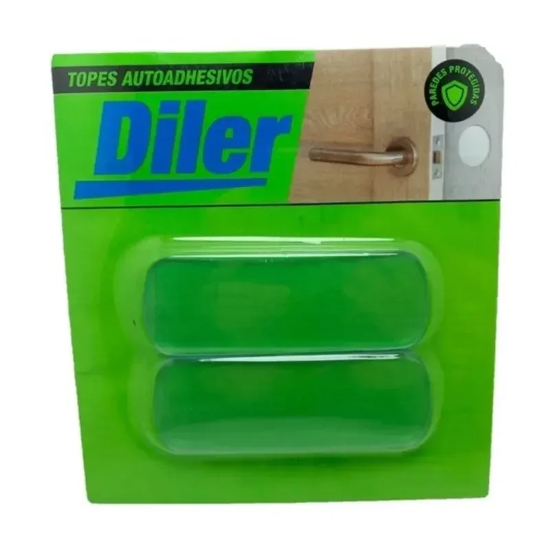 DILER Topes Autoadhesivos Rectangulares Transparentes Diler · Cód. 00TRT