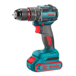 Taladro atornillador percutor brushless 13mm 20V Ronix 8670