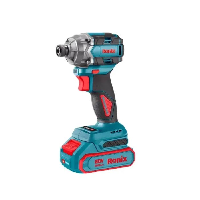 Atornilladora de impacto brushless 1/4 230 N.m 20V Ronix 8671C s/batería y cargador