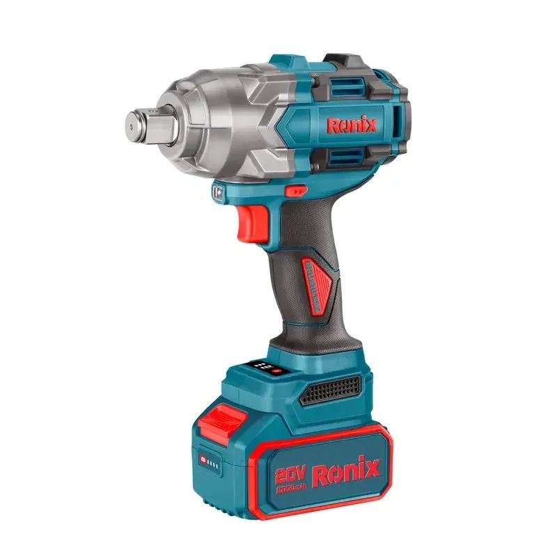 Llave de impacto brushless Ronix 8675 3/4" y 1/2" 1000 N.m con 2 baterías