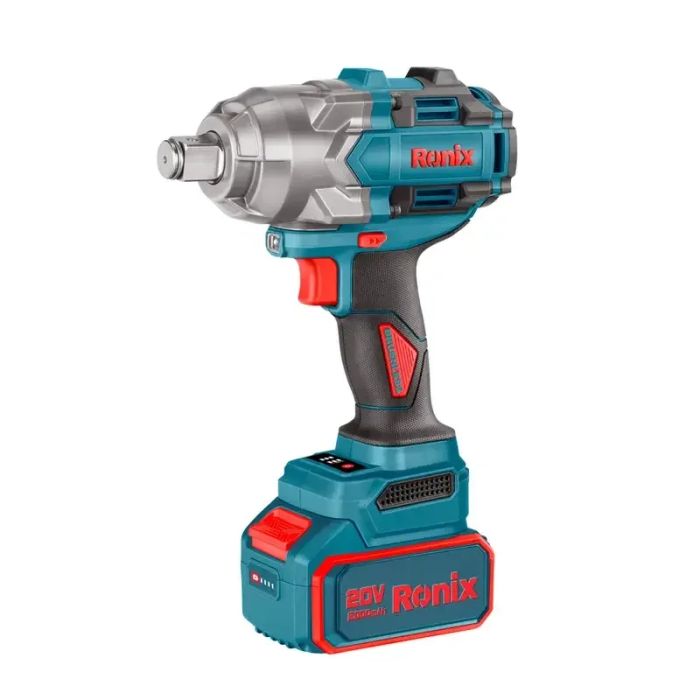 Llave de impacto brushless Ronix 8675 3/4" y 1/2" 1000 N.m con 2 baterías