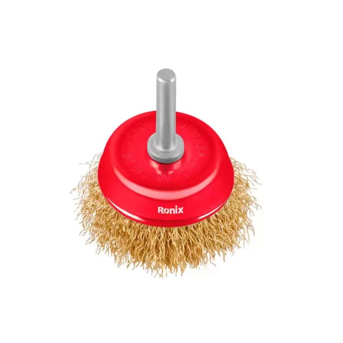 Cepillo copa rizado para taladro Ronix 75mm RH-9947