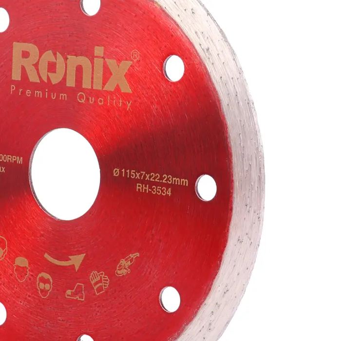 Disco diamantado continuo Ronix RH-3534 115mm