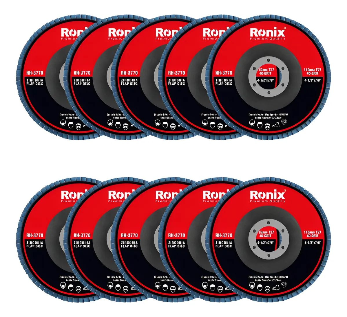 Disco flap de zirconio Ronix