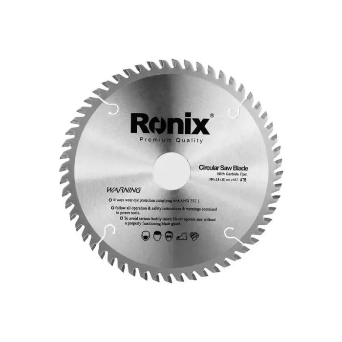 Hoja de sierra circular Ronix TCT para madera
