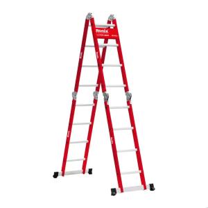 Escalera plegable de aluminio 4x4 profesional Ronix RH-9974