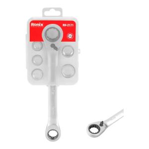 Llave combinada crique Ronix RH-2171 con cabezal reemplazable 14-19mm