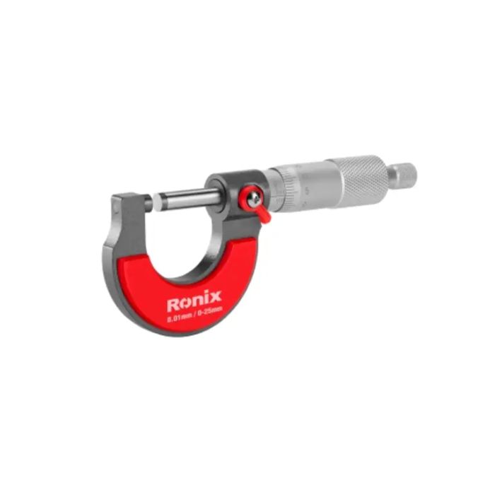 Micrómetro exterior Ronix 0-25 mm mecánico