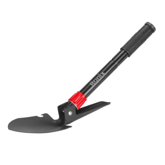 Pala plegable multifunción Ronix RH-9906 42cm con brújula