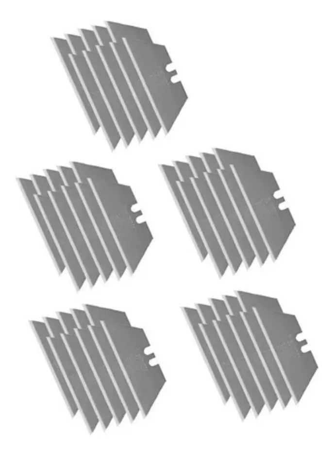 Repuesto hojas de cutter trapezoidal de 18mm SK5 de 10 pz Ronix RH-3092