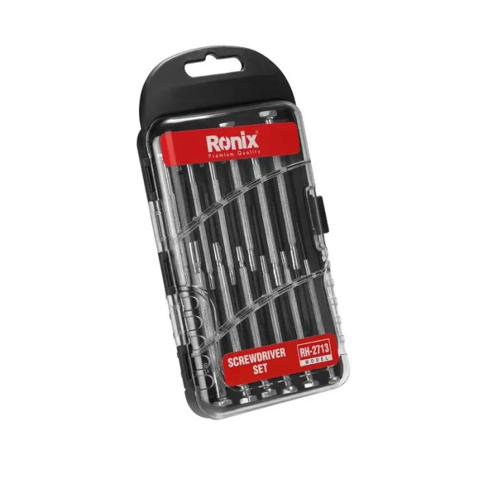 Set de destornilladores relojeros Ronix RH-2713 12 piezas