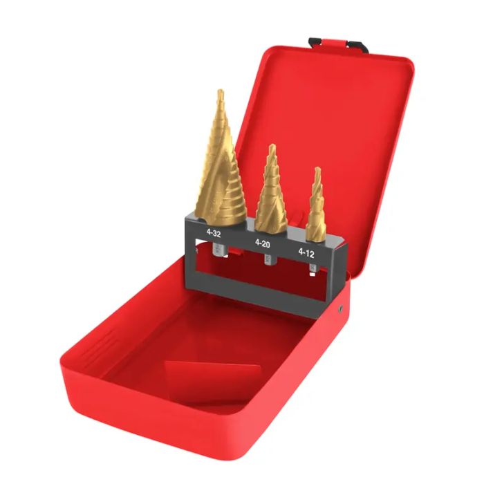 Set de mechas escalonadas HSS c/ baño de titanio de 3 pz Ronix RH-5903