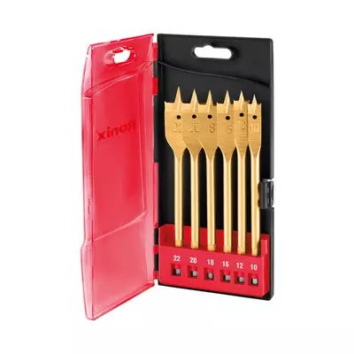Set mechas paleta para madera - 6PCS (10-12-16-18-20-22) Ronix RH-5330