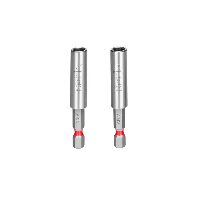 Set de 2 porta puntas de 1/4 magnético p/ taladro Ronix RH-5455