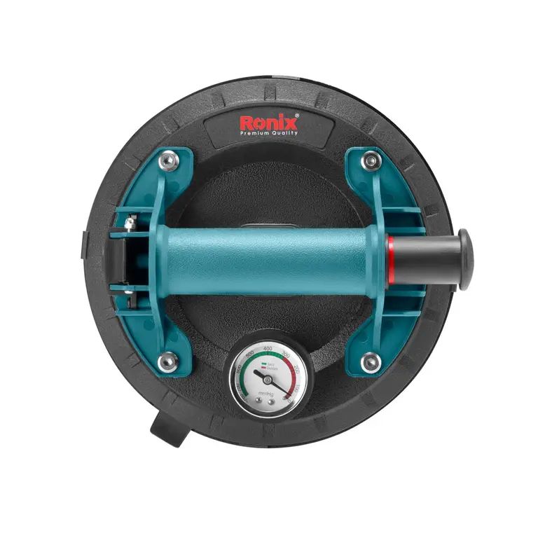 Ventosa simple c/ bomba de vacío y manómetro 200mm / 200kg Ronix RH-9933