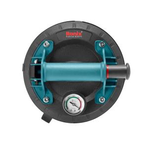 Ventosa simple c/ bomba de vacío y manómetro 200mm / 200kg Ronix RH-9933