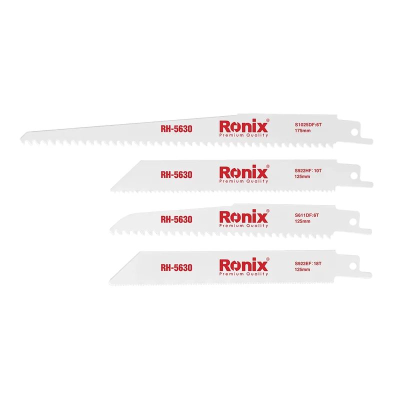 Set de 4 hojas de sierra sable Ronix RH-5630