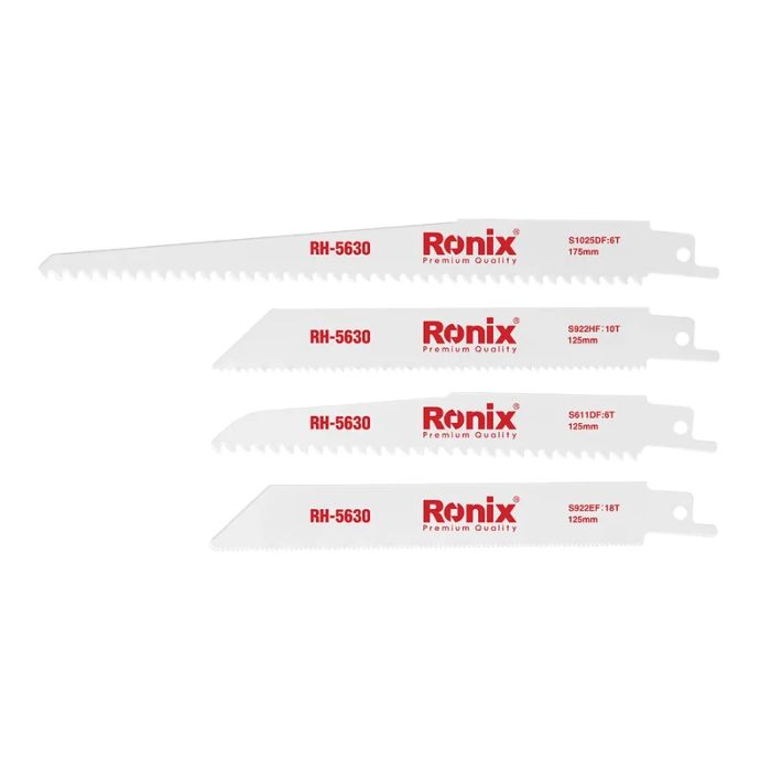 Set de 4 hojas de sierra sable Ronix RH-5630