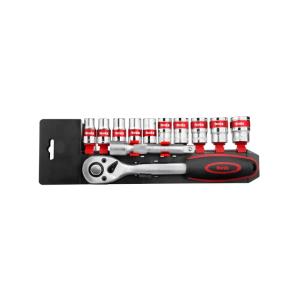 Set de tubos y crique de 1/2 de 12 pz CR-V Ronix RH-2643
